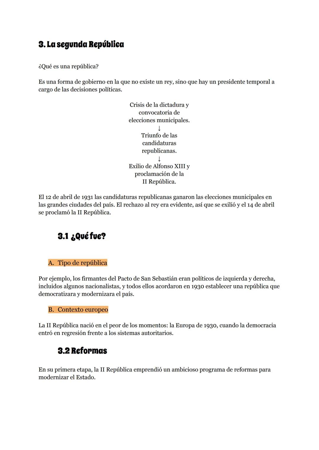 Ud 6 España de 1898 a 1939
Índice:
1. las crisis de la restauración.
2. La dictadura de Primo de Rivera.
3. La segunda República.
4. La Guer