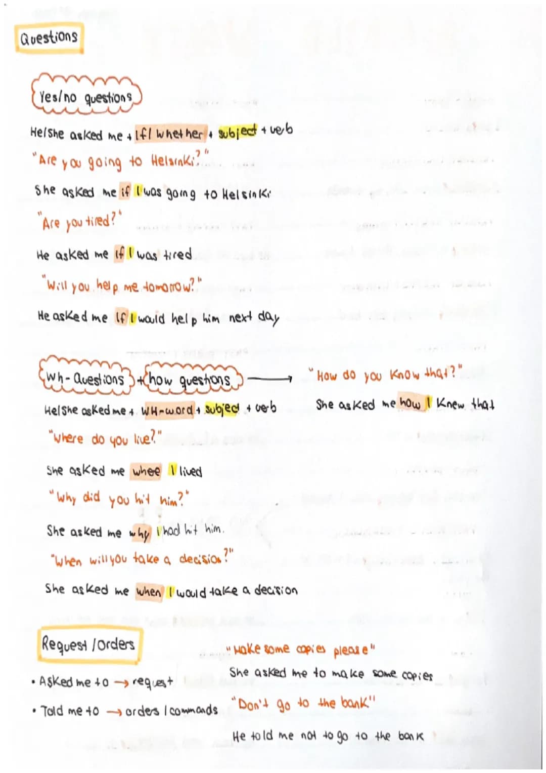 REPORTED
English 1 Bach.
SPEECH
Present SIMPLE
I am a teacher
PRESENT CONTINUOUS
I'm having lunch with my friends
PRESENT PERFECT SIMPLE
I'v