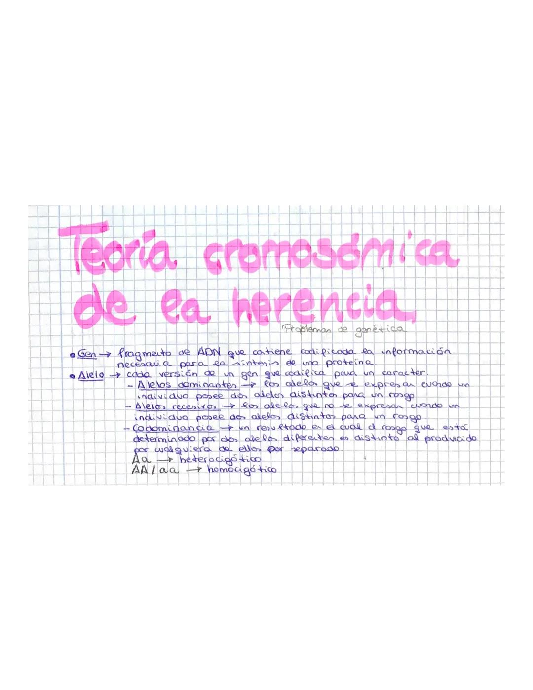 # Genética
mendeliana

• Ciclo celular
• Interfase
O fase de reamiento celular, que se divide en
- $G_1$ es un periodo de crecimiento genera