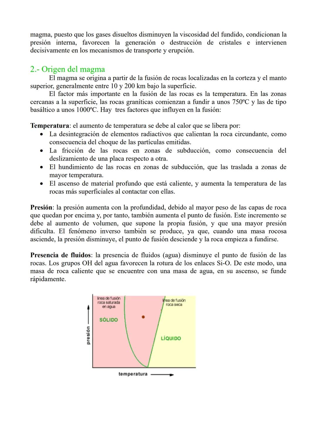 # TEMA 4. Magmatismo y rocas magmáticas.

1.- Definición, composición y propiedades generales del magma.
2.- Origen del magma
3.- Tipos de m