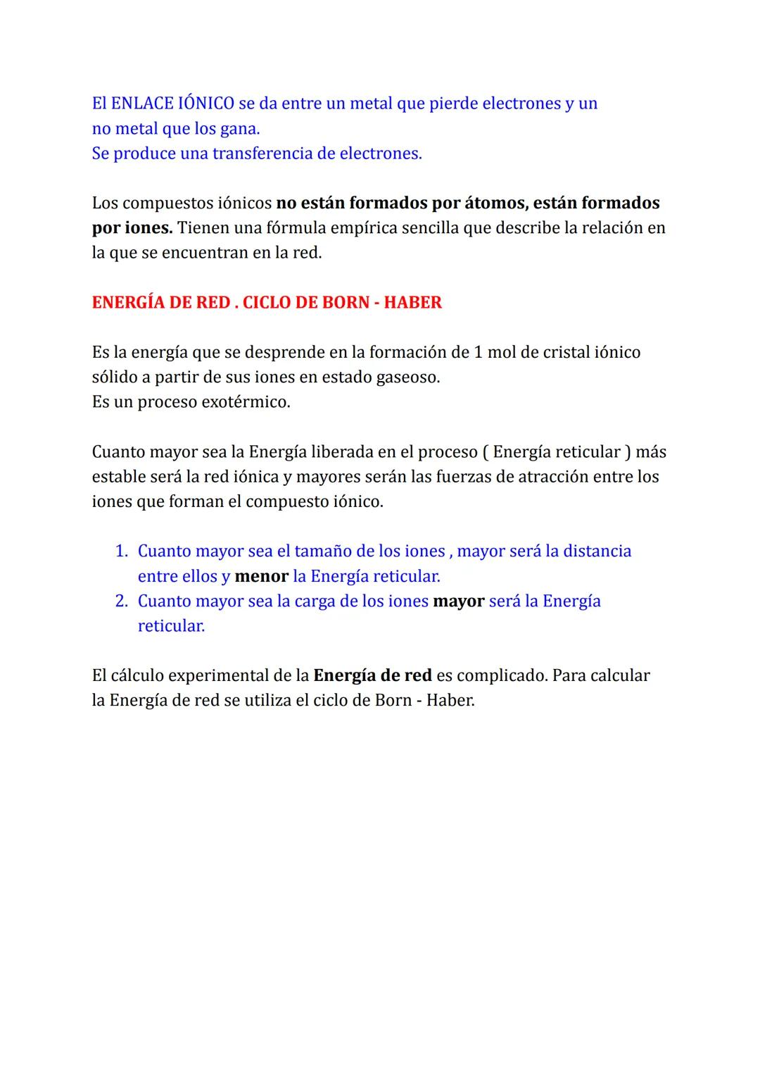 ENLACE IÓNICO

Cada átomo, según su estructura electrónica, cede o gana electrones con el
objetivo de adquirir la configuración electrónica 