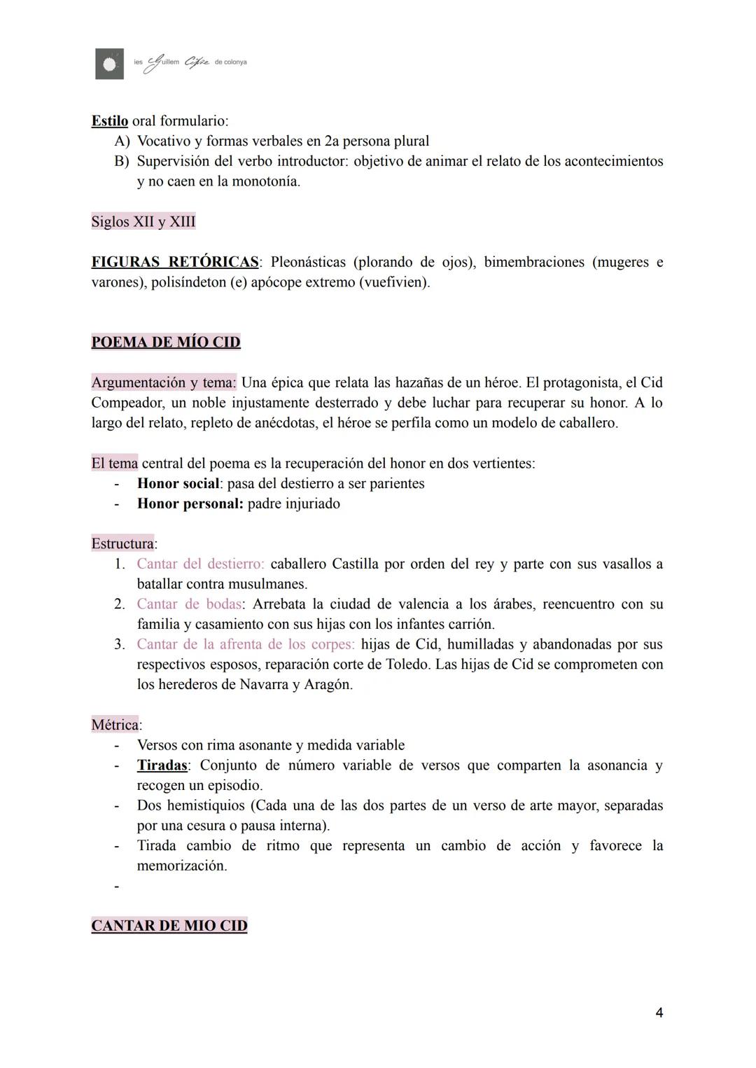 # EXAMEN COMENTARIO DE TEXTO

LENGUA CASTELLANA 1º BACHILLERATO

Orden comentarios de texto:

1. **Localización**: autor, época, clase de co