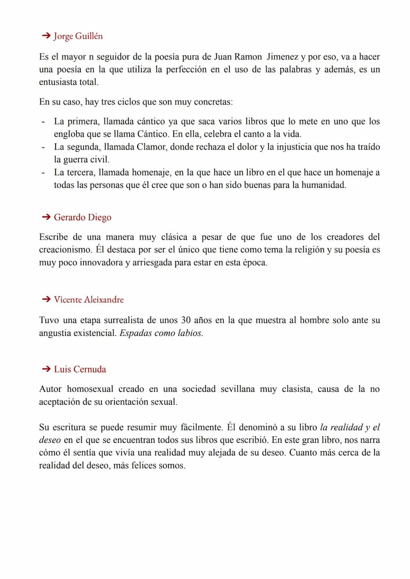 La generación del 27 es la única generación que cumple una serie de características que les hace
pertenecer a la misma gracias a que tienen 