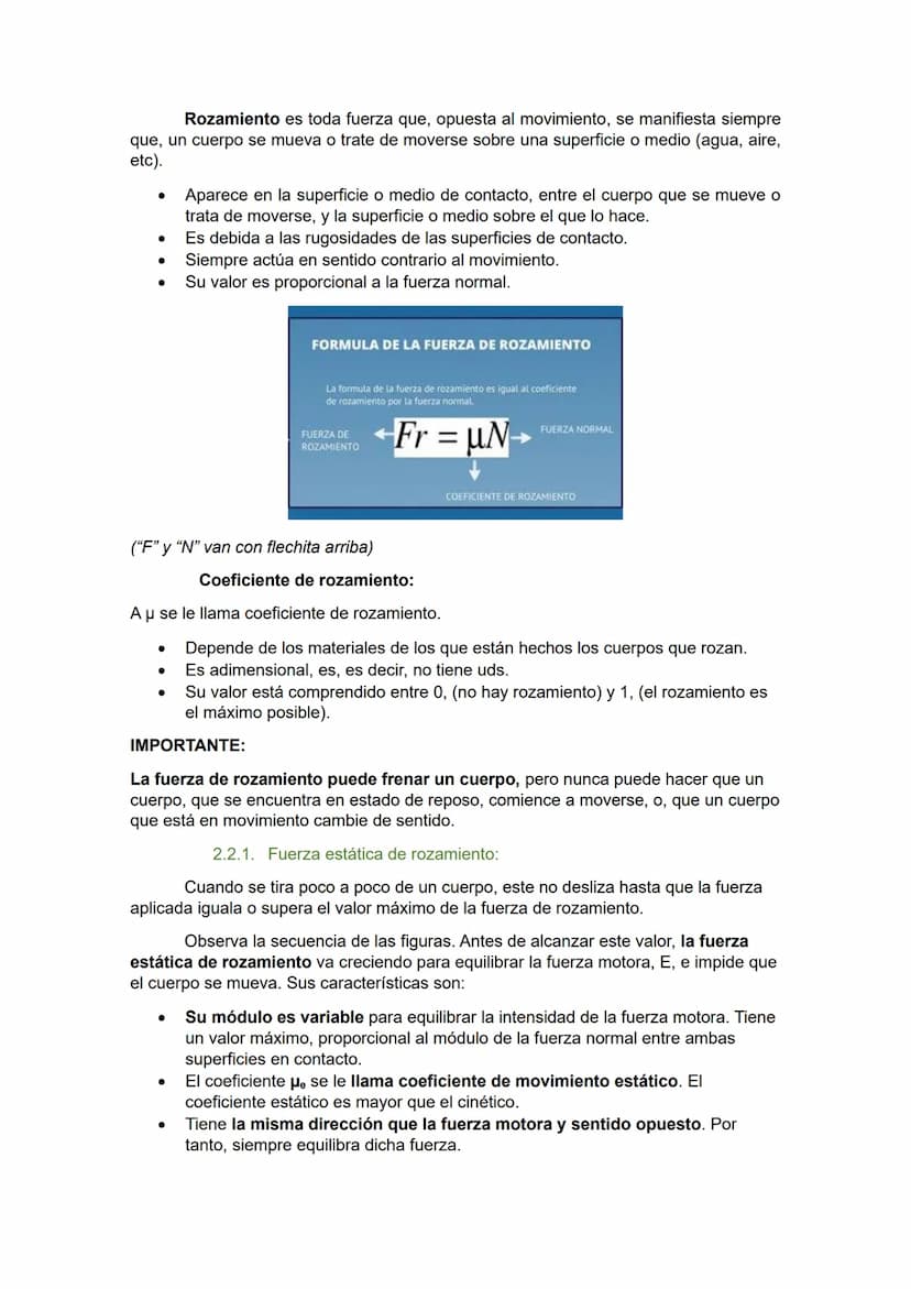 Tema 10: las fuerzas:
0. Repaso de física y química: leyes de la dinámica:
0.1. Primer principio o principio de inercia:
Si no se ejerce nin