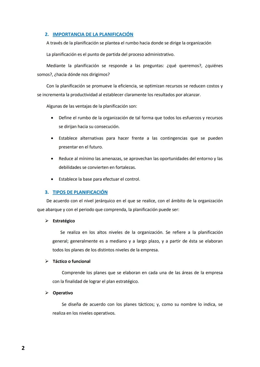 # TEMA 10 - PLANIFICACIÓN

1. INTRODUCCIÓN

Planificación

Convierte
amenazas en
Anticipa el
futuro
Reduce riesgos
e incertidumbre
oportunid