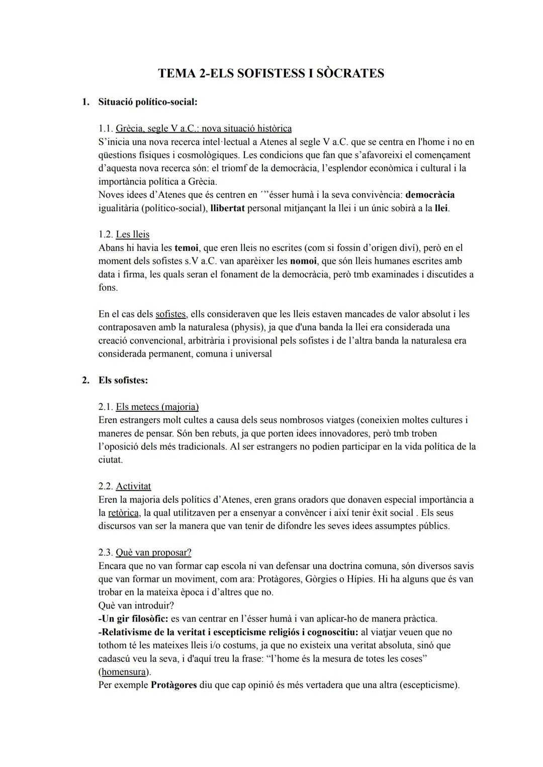 # TEMA 1-EL NAIXEMENT DE LA FILOSOFIA

1.  El pas del mite al logos (segle V-VII a.C.)

1.1. El pensament mític:
Es comencen a fer preguntes