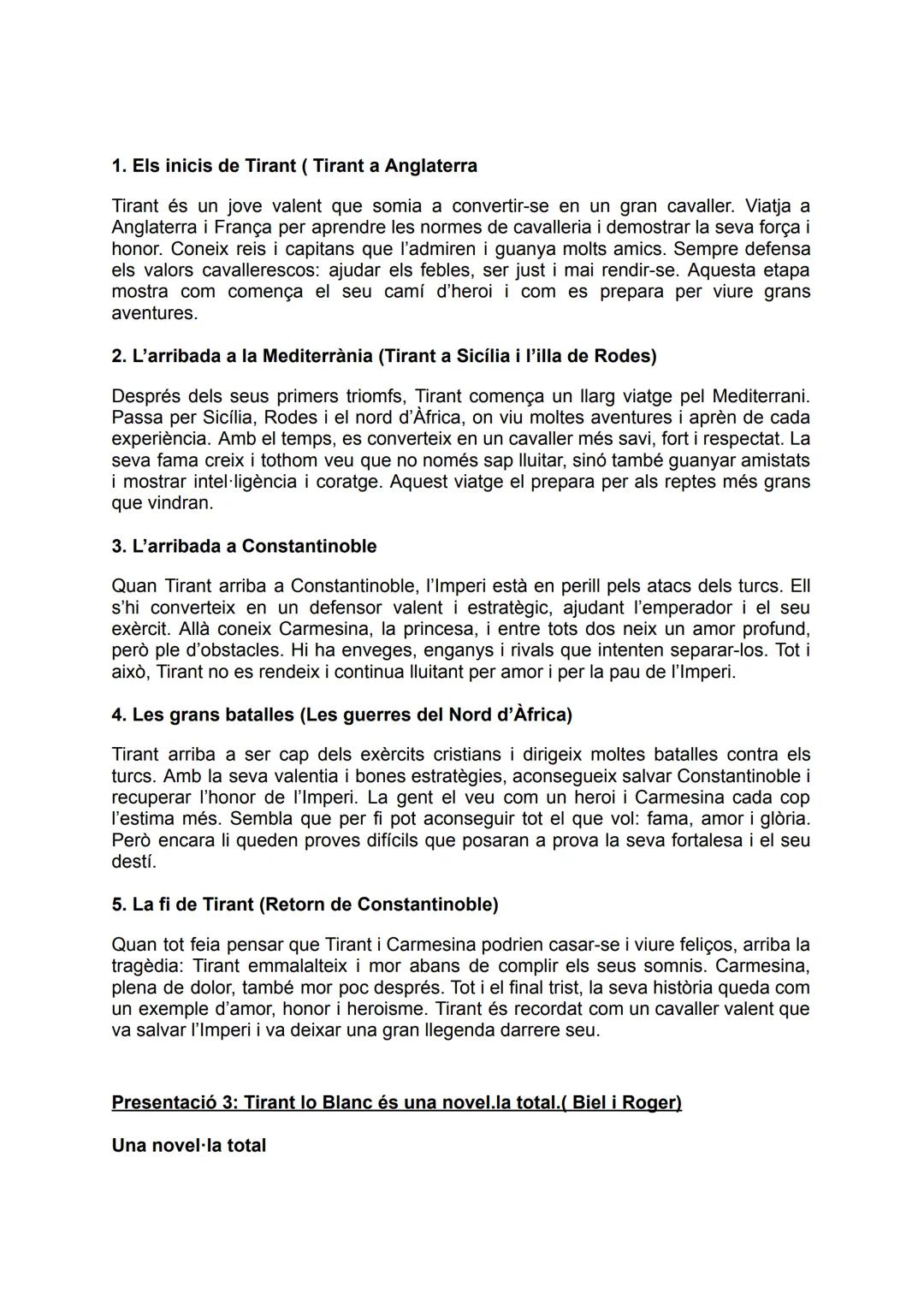 PRESENTACIONS TIRANT LO BLANC

Presentació 1: Biografia de l'autor. (Martina i Queralt)

Joanot Martorell va néixer a València entre 1405 i 