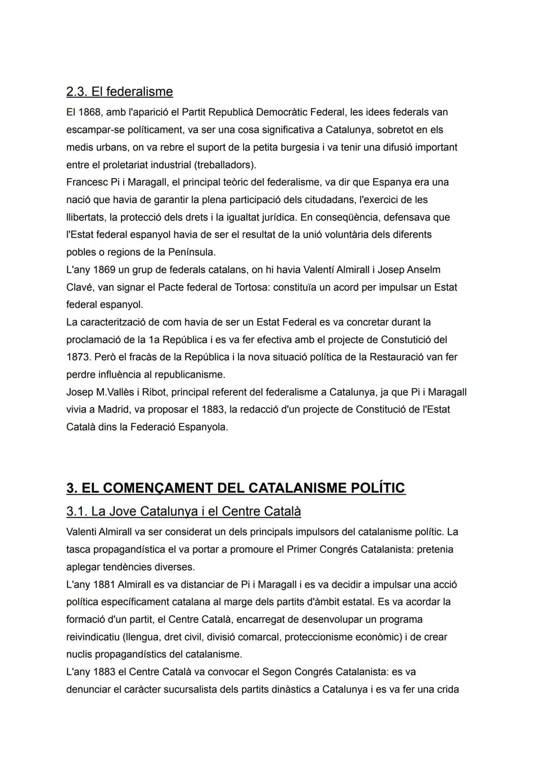 TEMA 8. ORÍGENS I CONSOLIDACIÓ DEL CATALANISME
(1833-1901)
1. FONAMENTS CULTURALS: LA RENAIXENÇA
La Renaixença va ser un moviment cultural i
