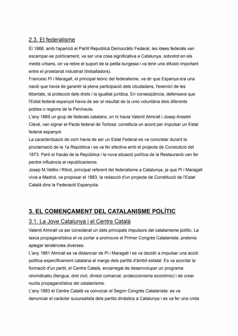 TEMA 8. ORÍGENS I CONSOLIDACIÓ DEL CATALANISME
(1833-1901)
1. FONAMENTS CULTURALS: LA RENAIXENÇA
La Renaixença va ser un moviment cultural i
