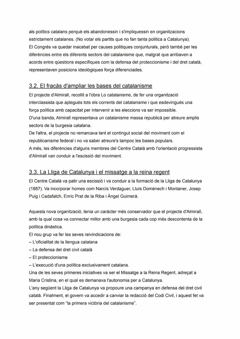 TEMA 8. ORÍGENS I CONSOLIDACIÓ DEL CATALANISME
(1833-1901)
1. FONAMENTS CULTURALS: LA RENAIXENÇA
La Renaixença va ser un moviment cultural i