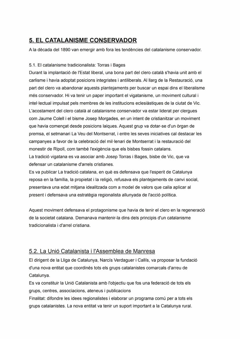 TEMA 8. ORÍGENS I CONSOLIDACIÓ DEL CATALANISME
(1833-1901)
1. FONAMENTS CULTURALS: LA RENAIXENÇA
La Renaixença va ser un moviment cultural i