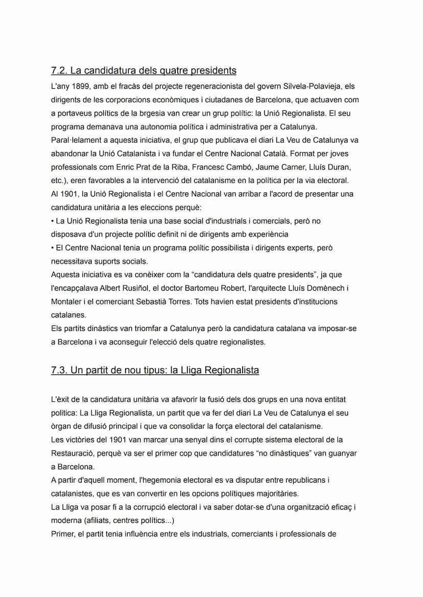 TEMA 8. ORÍGENS I CONSOLIDACIÓ DEL CATALANISME
(1833-1901)
1. FONAMENTS CULTURALS: LA RENAIXENÇA
La Renaixença va ser un moviment cultural i