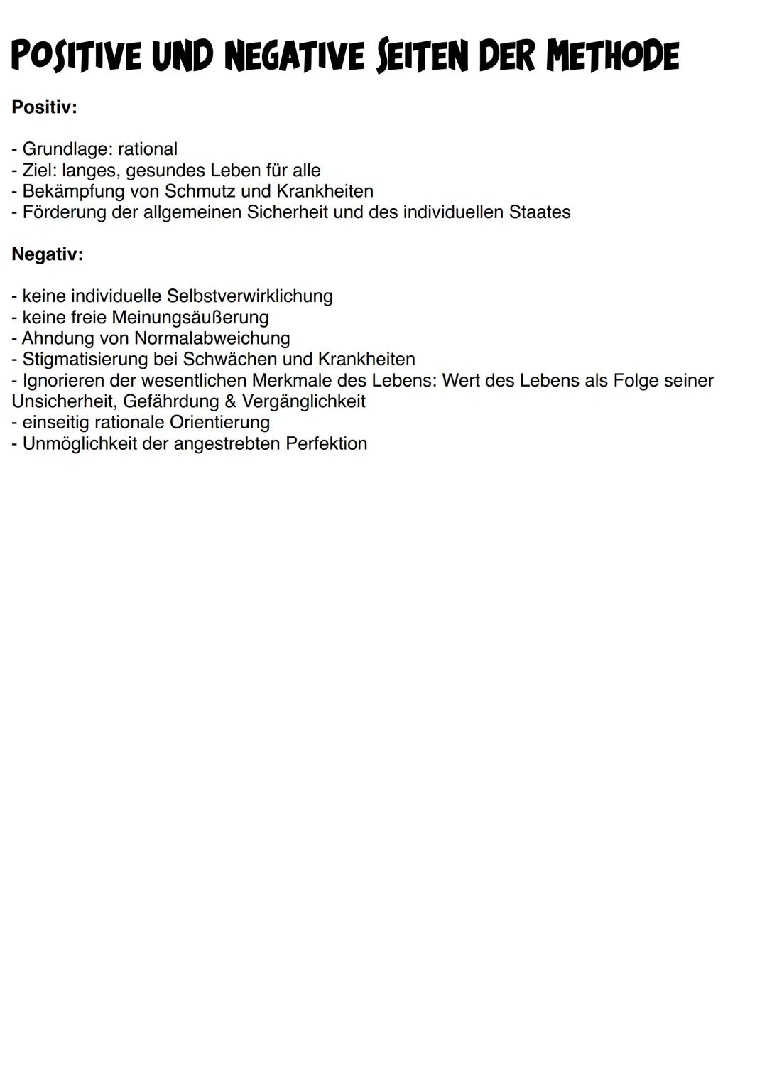 # Zusammenfassung des Inhalts

- Zukunftsroman (21. Jahrhundert)
- Gesundheitsdiktatur
- "> Bürger werden von Regierung „Methode" streng übe