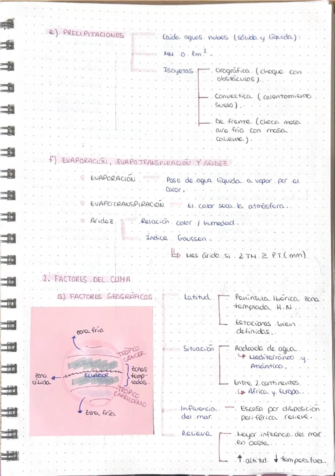 1. ELEMENTOS. DEL. CLIMA,

A) INSOLACIÓN Y NUBOSIDAD

- Insciación Radiación solor on superficie terrestre..
- Nubosidad. Estado atmosferico