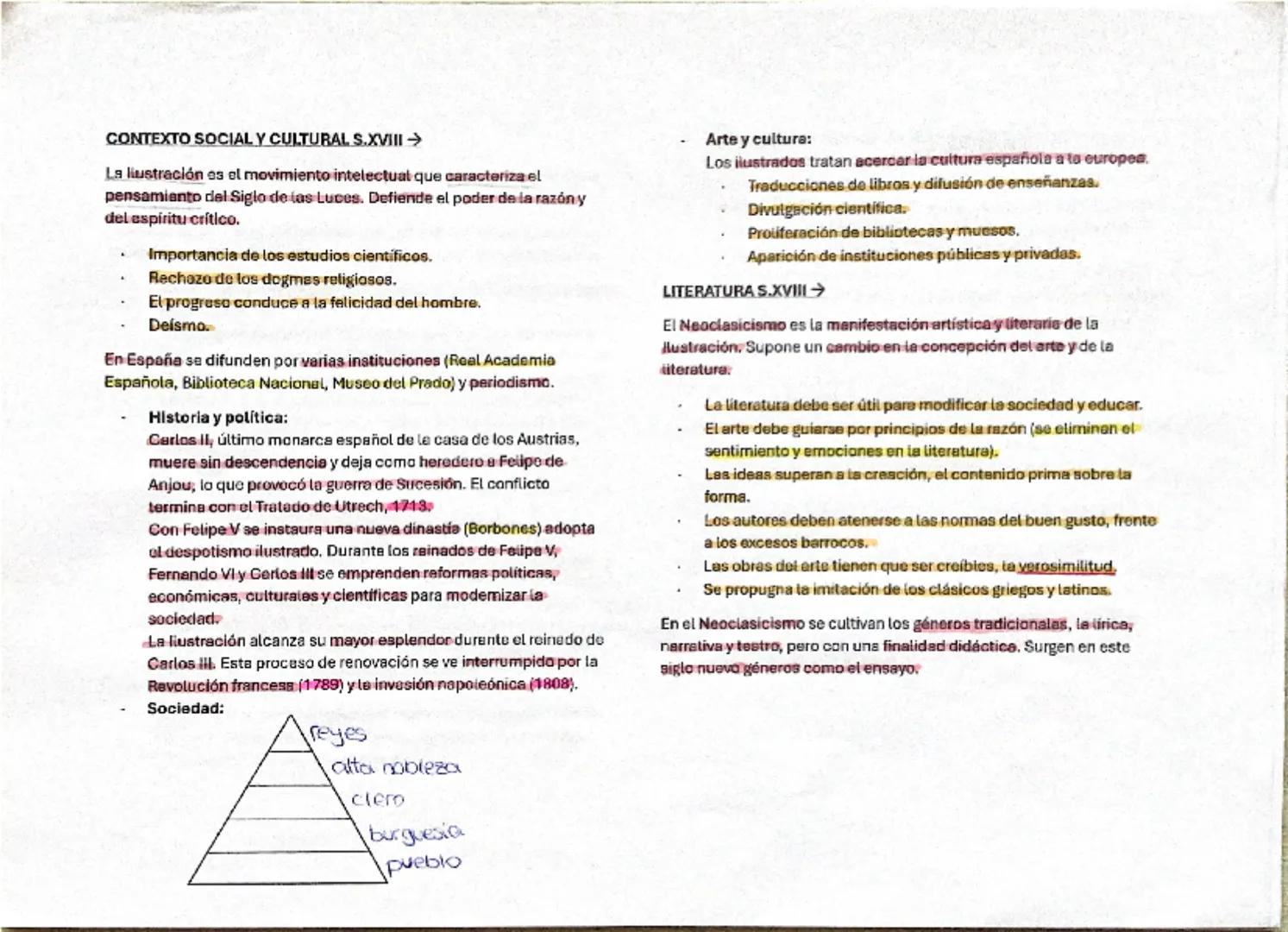 CONTEXTO SOCIAL Y CULTURAL S.XVIII →

La liustración es el movimiento intelectual que caracteriza el
pensamiento del Siglo de las Luces. Def