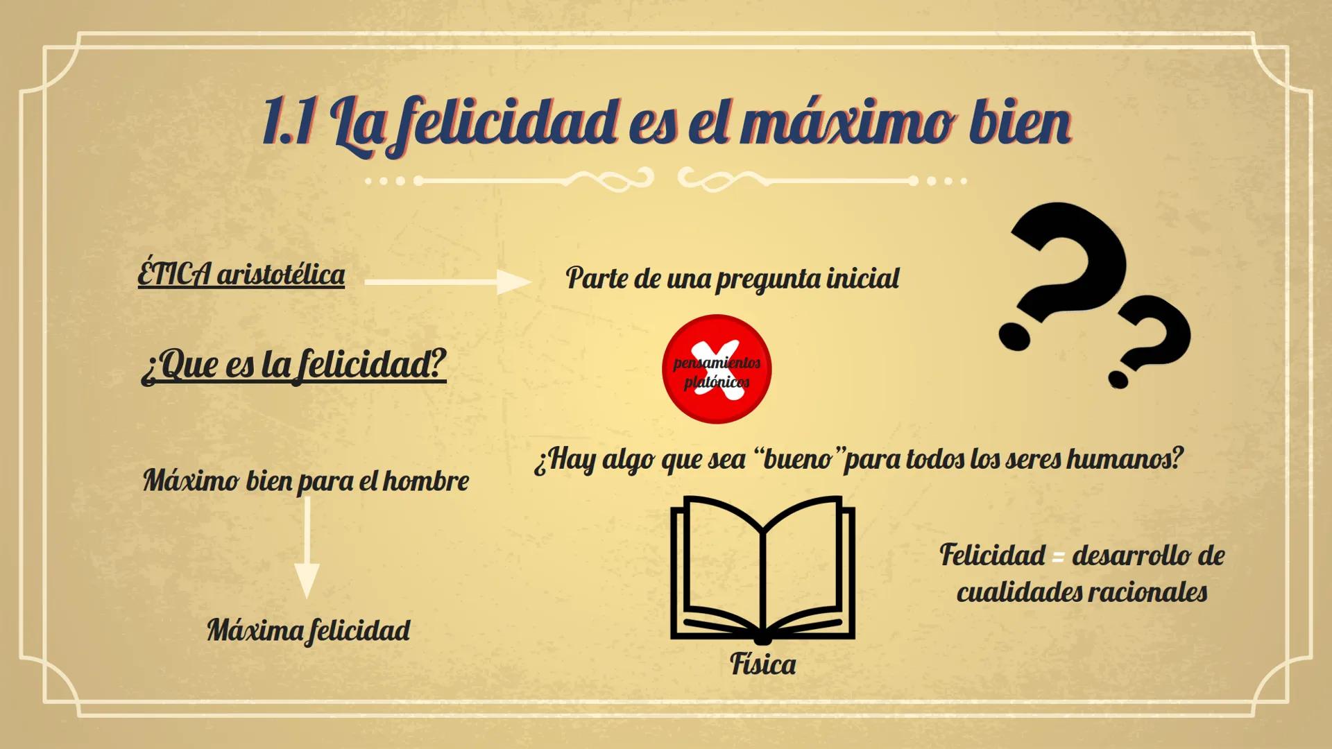 W
Aristóteles
Ética y política Aristóteles
Política
ELEJANDRIA
1. ÉTICA
1.1.
1.2.
Índice
La felicidad más perfecta.
La virtud como "término 