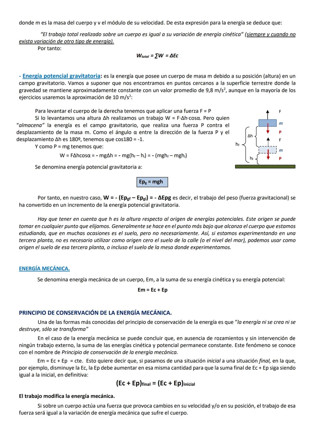 TRABAJO MECÁNICO
Es una magnitud física que no tiene un significado intuitivamente sencillo ya que se siempre se lo relaciona
con la energía