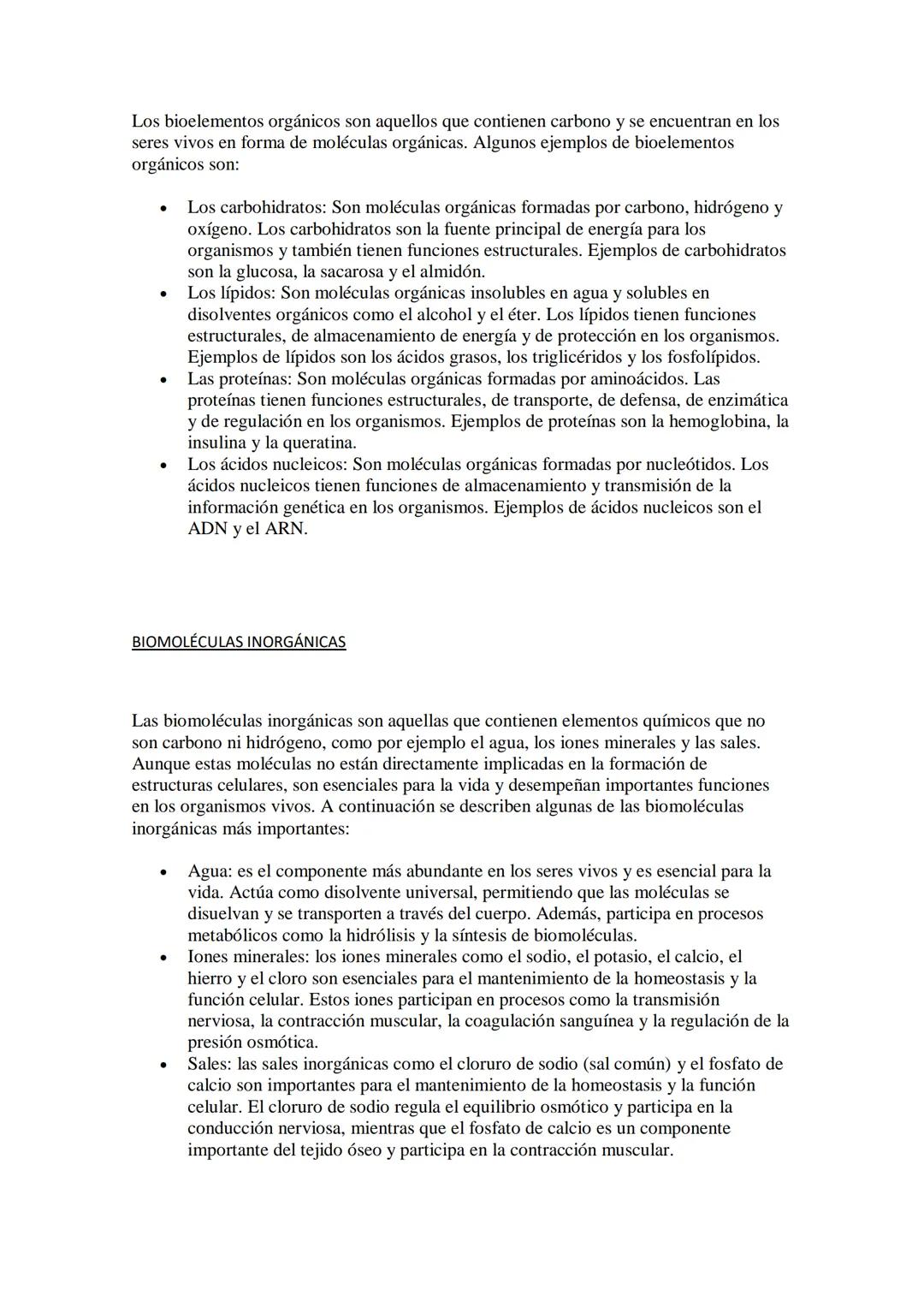 LA BASE MOLECULAR Y FISICOQUÍMICA DE LA VIDA
La base molecular y fisicoquímica de la vida se refiere a los procesos bioquímicos y
físico-quí
