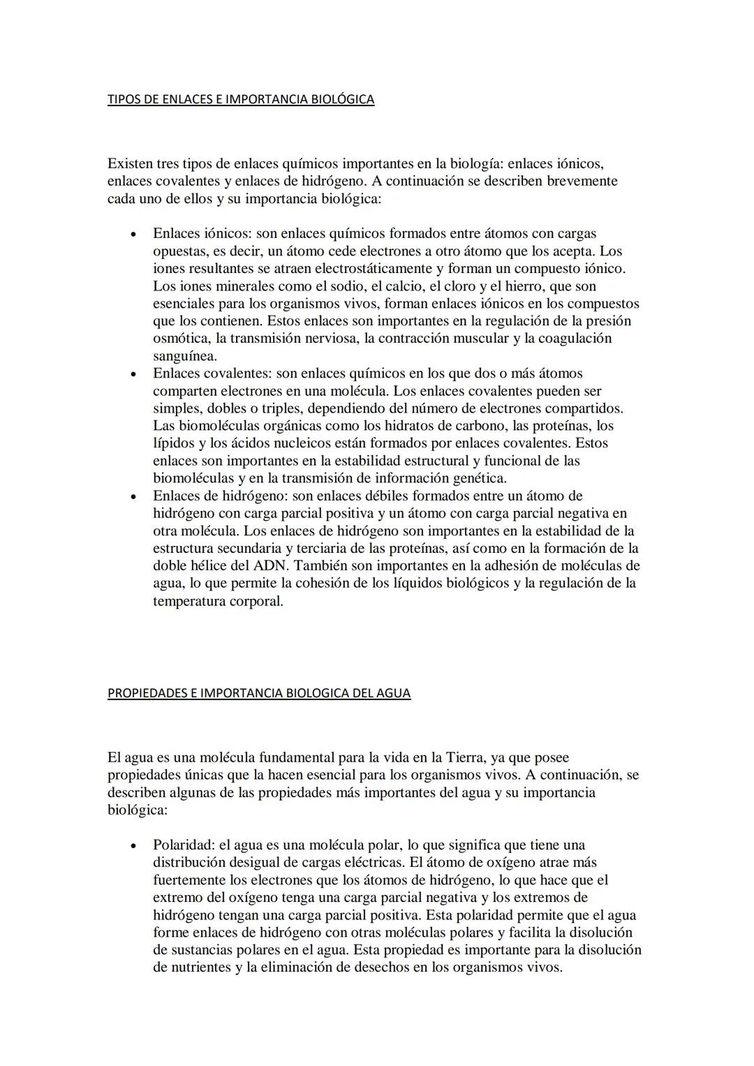 LA BASE MOLECULAR Y FISICOQUÍMICA DE LA VIDA
La base molecular y fisicoquímica de la vida se refiere a los procesos bioquímicos y
físico-quí