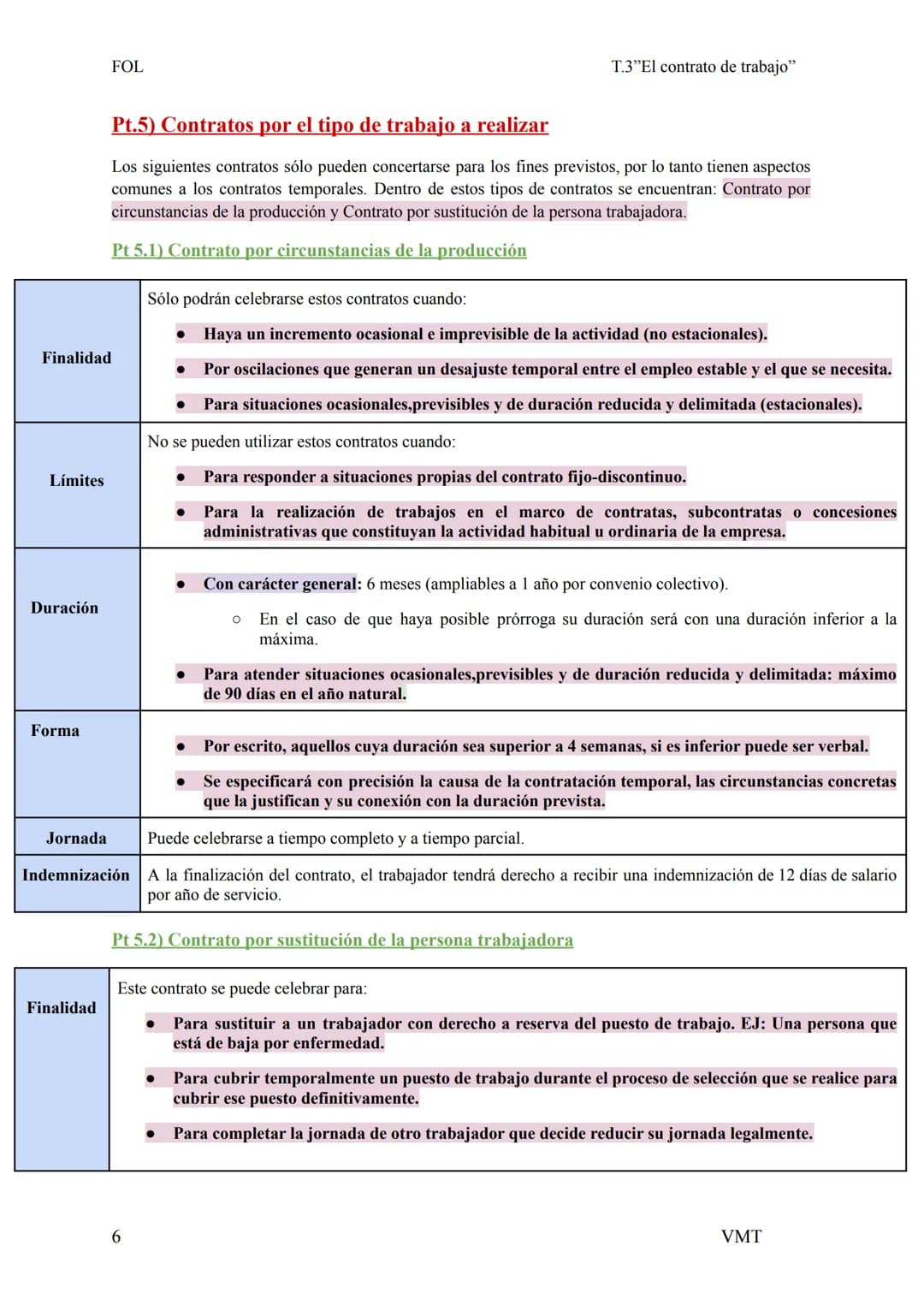 FOL
Pt.1) El contrato de trabajo
El contrato de trabajo es un acuerdo entre el empresario y el trabajador, media el cual el trabajador se co