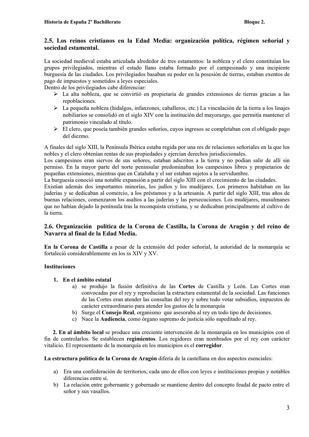 Historia de España 2º Bachillerato

BLOQUE 2. LA EDAD MEDIA
Bloque 2.

2.1. Al-Andalus: la conquista musulmana de la Península Ibérica. Emir