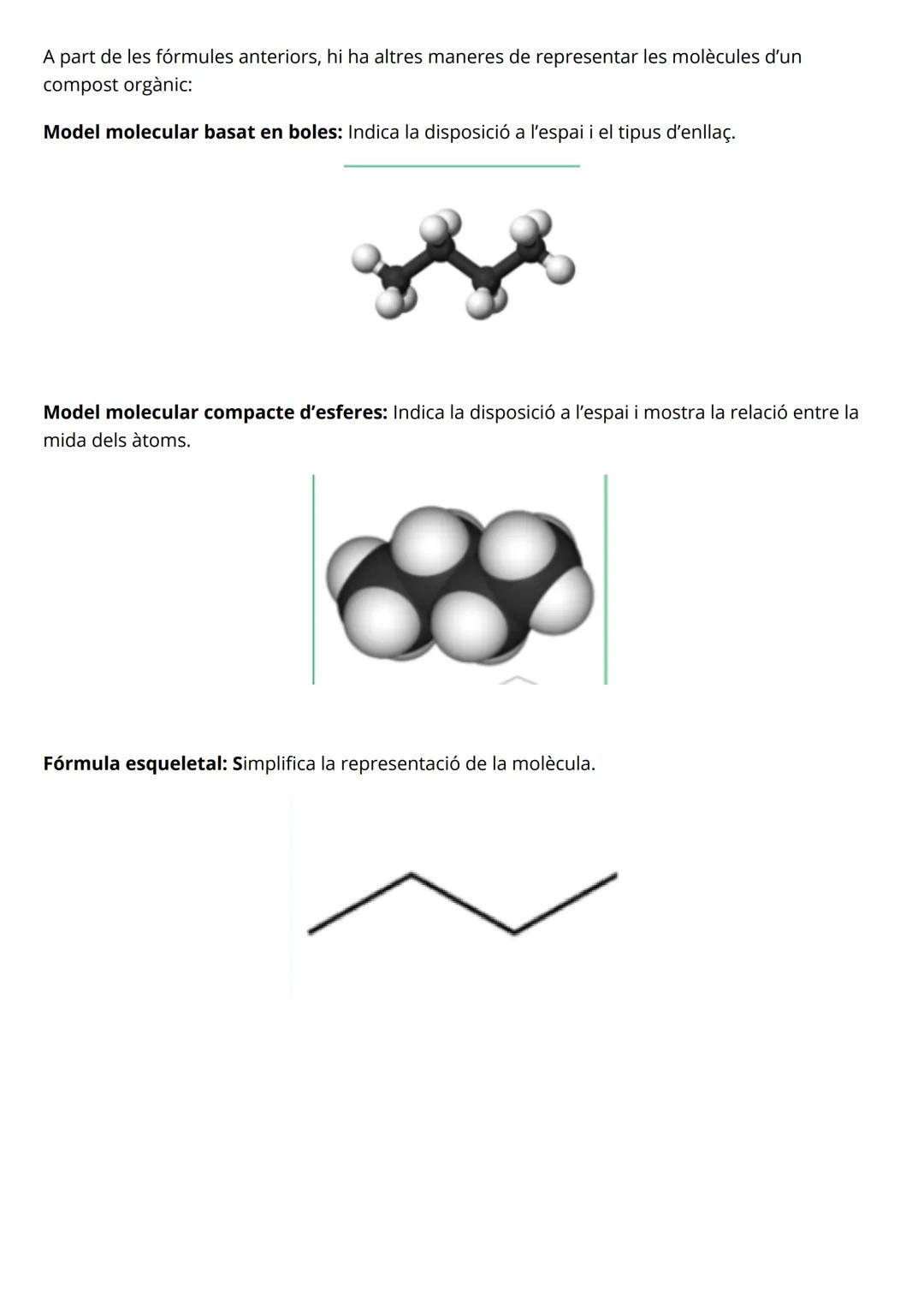 # Formulació orgànica PART 1 - Caracterització dels compostos orgànics

1- L'àtom de carboni

2 - Estructura dels compostos orgànics

PART 2
