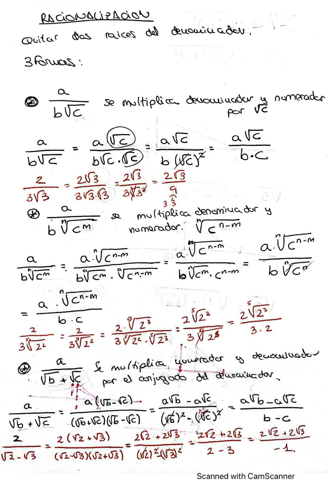 RACIONALIZAR UN NUMERO + SUCESIONES