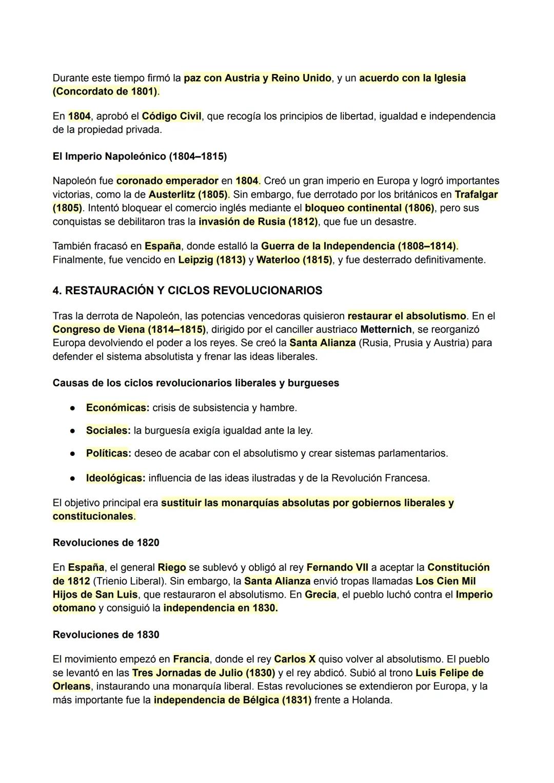 # REVOLUCIONES LIBERALES Y NACIONALISMO

Durante los siglos XVIII y XIX, el mundo vivió grandes cambios políticos y sociales que marcaron
el