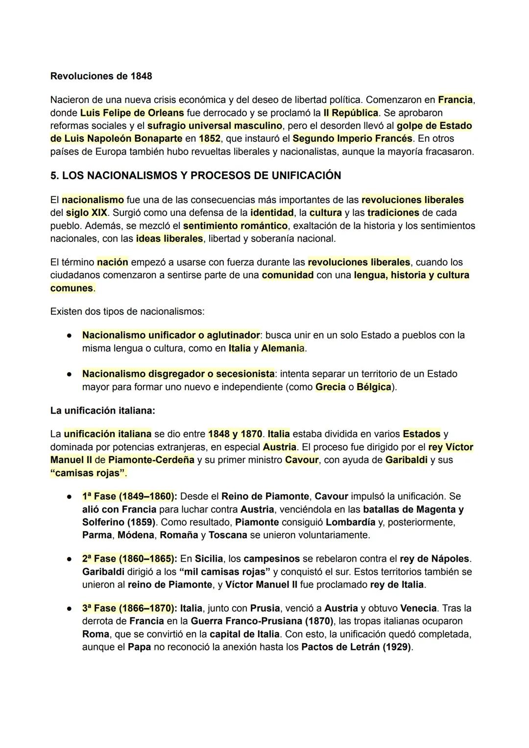 # REVOLUCIONES LIBERALES Y NACIONALISMO

Durante los siglos XVIII y XIX, el mundo vivió grandes cambios políticos y sociales que marcaron
el