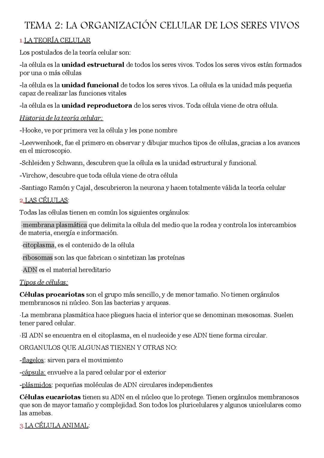 Estructura y Función Celular en los Seres Vivos