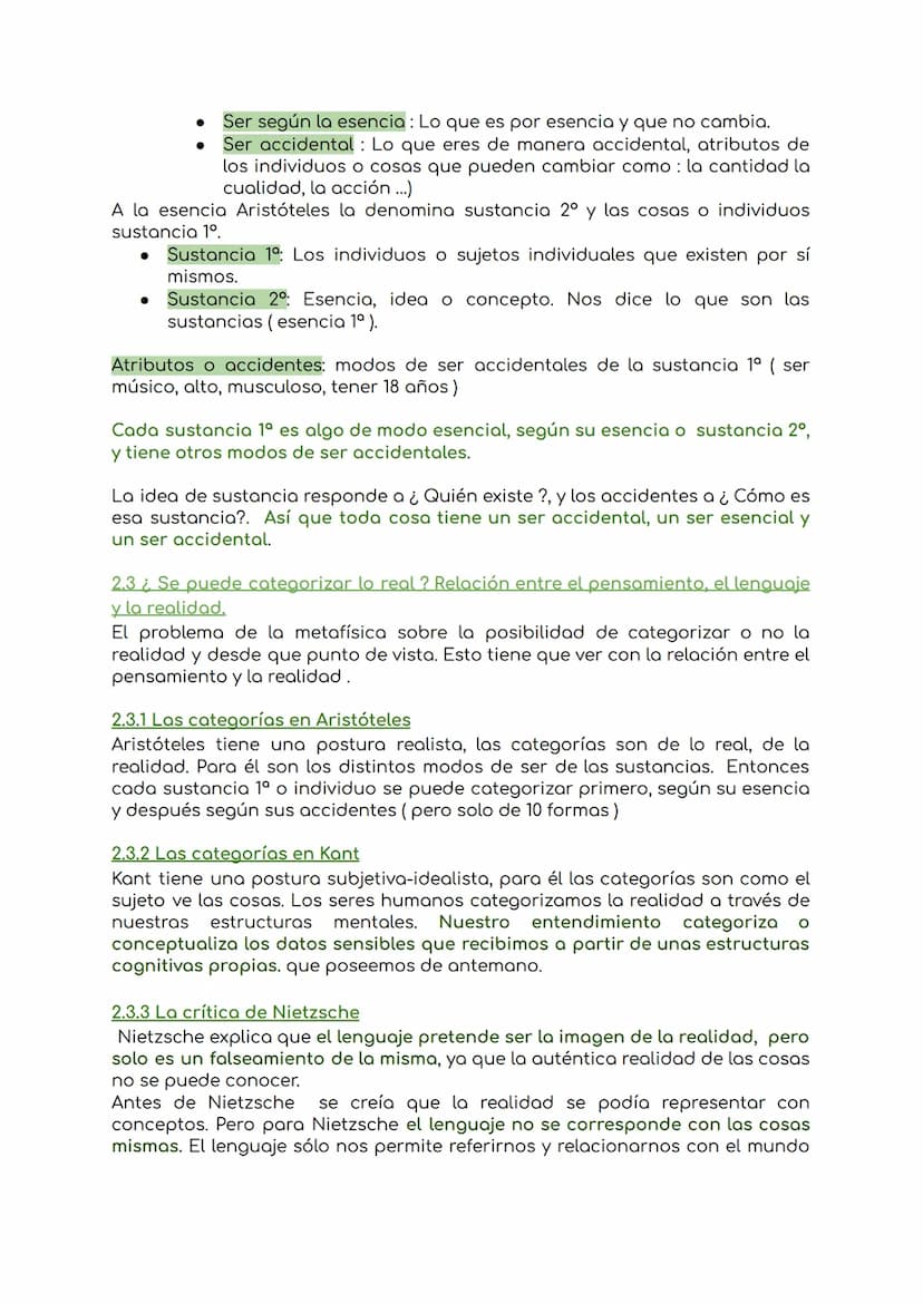 Filosofia tema 5: El estudio de la
metafísica en realidad
1. LA METAFÍSICA Y SUS PROBLEMAS
La metafísica es la rama de la filosofía que estu