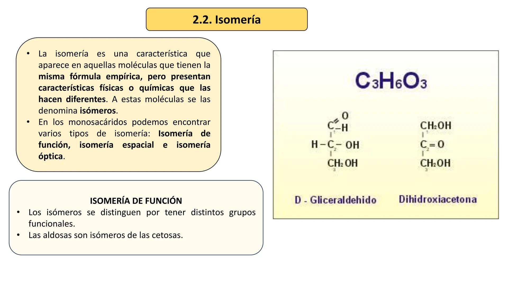Unidad 2
LOS GLÚCIDOS
ง
Biología 2º Bachillerato
Marta Gómez Vera ÍNDICE
1. Características generales y clasificación.
2. Monosacáridos.
1.
