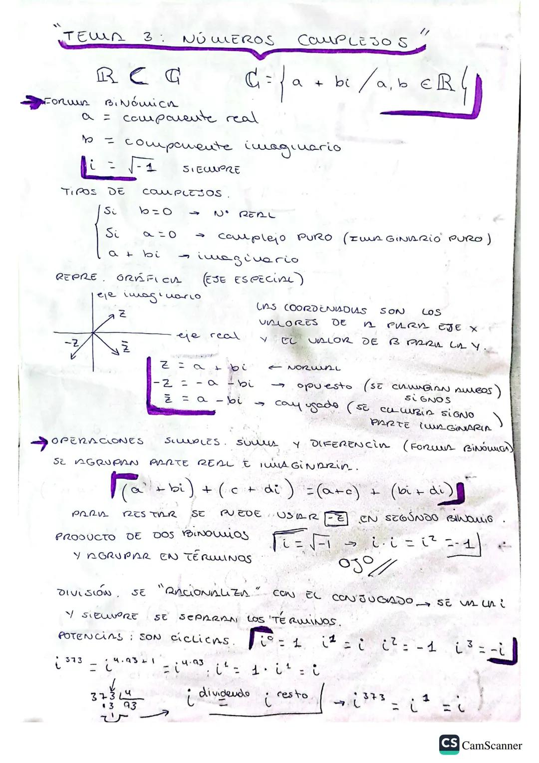 теша
Formin
RC G
вілашісл
-Z
TIPOS DE
Si
Si
a + bi
3:
a = componente real
= componente imaginario.
i -
REPRE ORÁFICA
Z
PARA
a=0
NÚMEROS
ele 