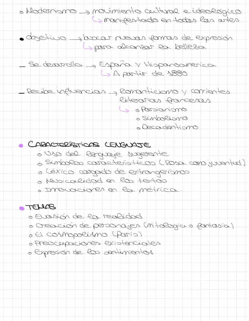  MODERNISMO
o Finales siglo XIX y XX.
Ⓒ
Reflejado en
→ Sociedad ewropea profunda crisis
oferizado
Perdida interés en
valores burgueses
Intel