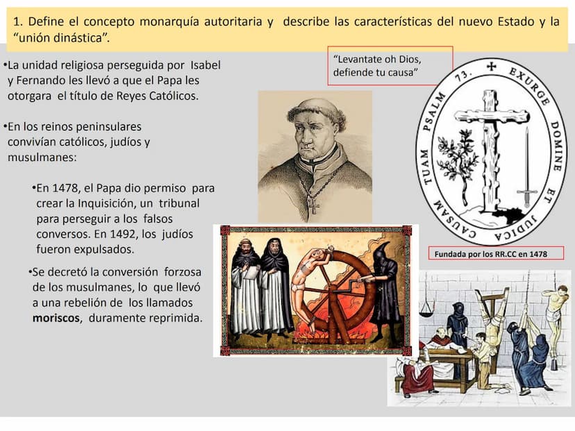 La formación de la monarquía de Hispánica y su
expansión (1474-1700)
Felipe I el Hermoso
1504-1506
Carlos I
1516-1556
Felipe II
1556-1598
Fe