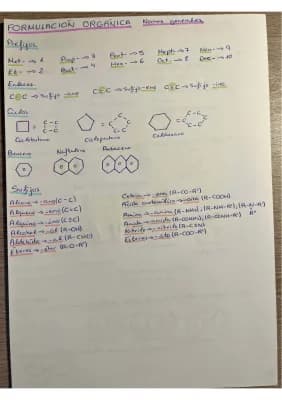 Know Formulación orgánica y reacciones.  thumbnail