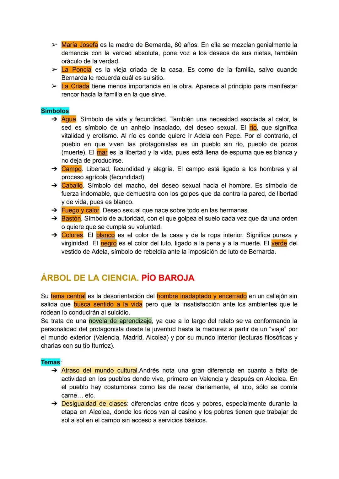 CASA DE BERNARDA ALBA. FEDERICO GARCÍA LORCA
Argumento. La obra se inicia con el entierro del segundo marido de Bernarda, Antonio
María Bena