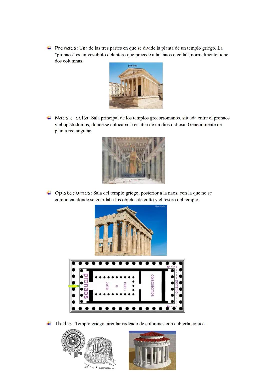 VOCABULARIO ARTE GRIEGO
Orden arquitectónico: Norma o
principio que rige toda la arquitectura, que
consiste en la combinación y proporción r