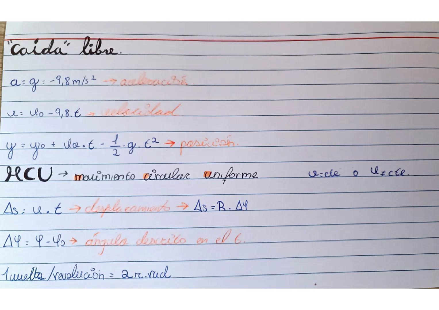 Formulas cinemática
MBU → movimiento rectilined uniforme.
As
x-xo
t
€-to
X = X₁ + U(E-to)
v.
cian
As = v.€ → donola zeimiento.
HBUV→ movimie