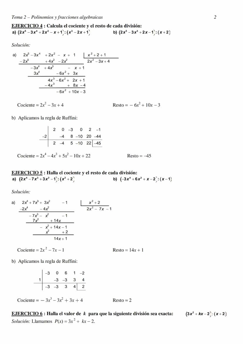
<h2 id="ejerciciosresueltosdepolinomiosyfraccionesalgebraicas">EJERCICIOS RESUELTOS DE POLINOMIOS Y FRACCIONES ALGEBRAICAS</h2>
<h3 id="eje