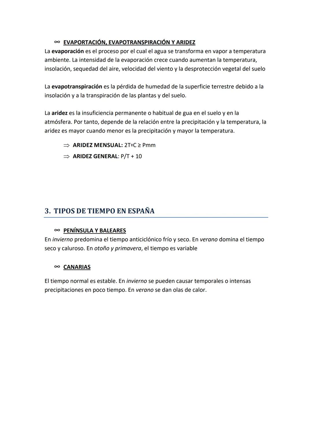 TEMA 2: LA DIVERSIDAD CLIMÁTICA
1. LOS FACTORES DEL CLIMA
El estado de la atmósfera y sus variaciones son los responsables del tiempo
atmosf
