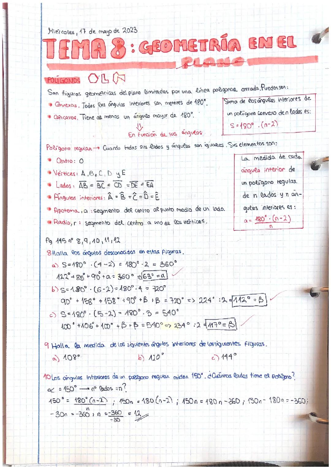 GEOMETRÍA EN EL PLANO