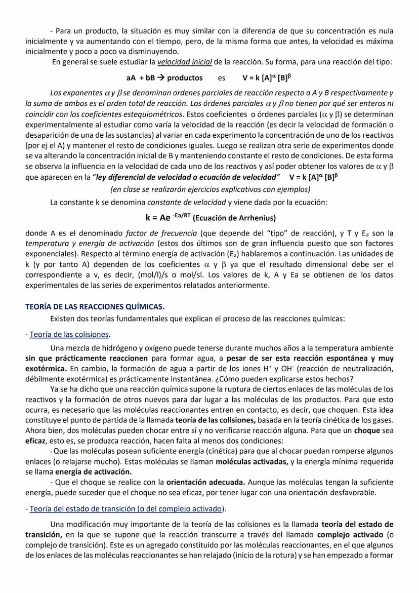 CINÉTICA QUÍMICA
En termoquímica estudiamos como determinar si una reacción era o no espontánea, pero no
hablamos de con qué velocidad se pr