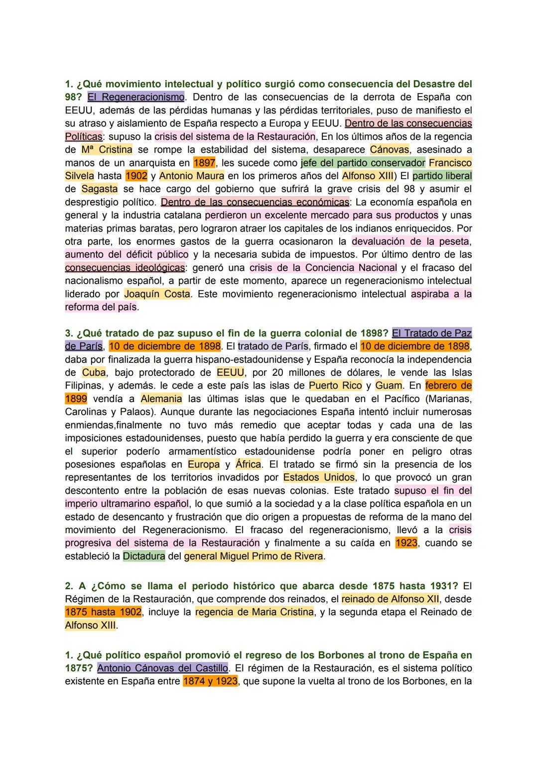 # BLOQUE 4. ESPAÑA EN LA ÓRBITA FRANCESA: EL REFORMISMO
DE LOS PRIMEROS BORBONES

9. ¿A qué reinado corresponde el Motín de Esquilache? Defi