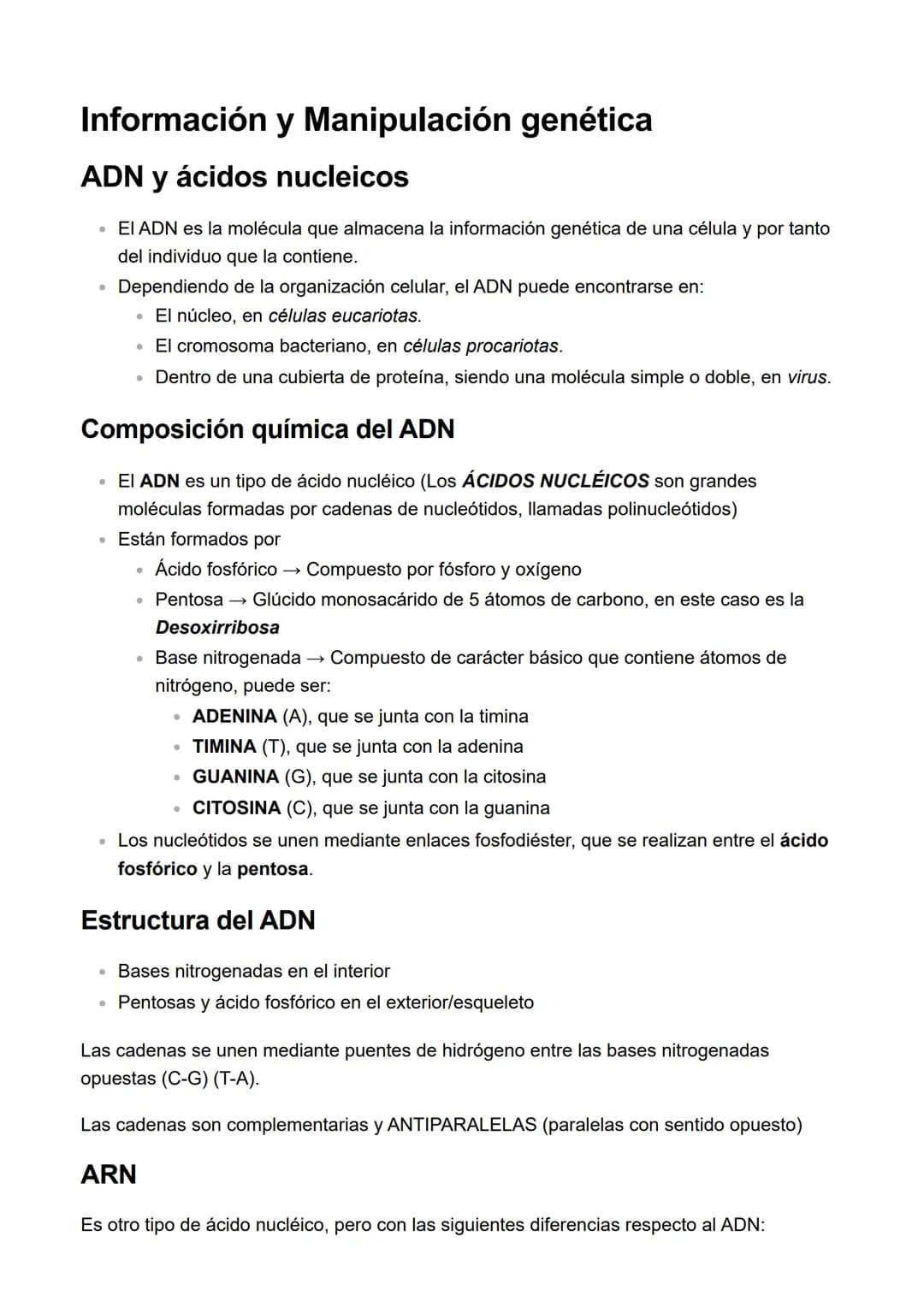 Información y manipulación genética