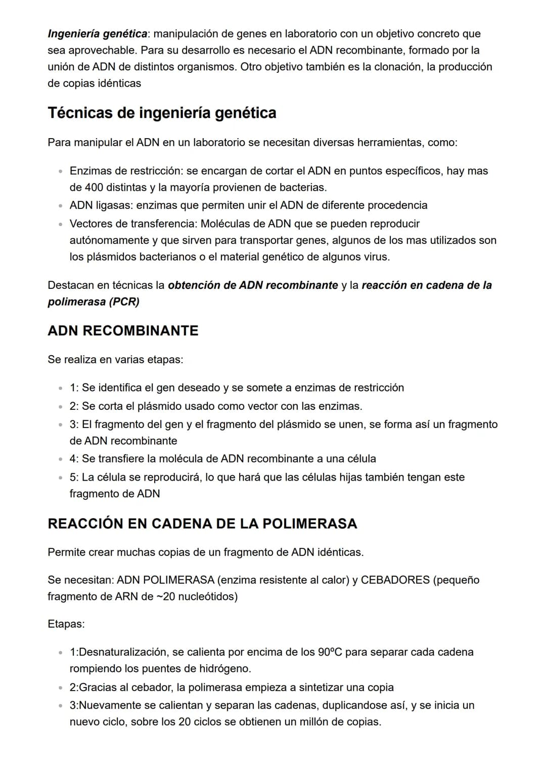 Información
ADN y ácidos nucleicos
• El ADN es la molécula que almacena la información genética de una célula y por tanto
del individuo que 