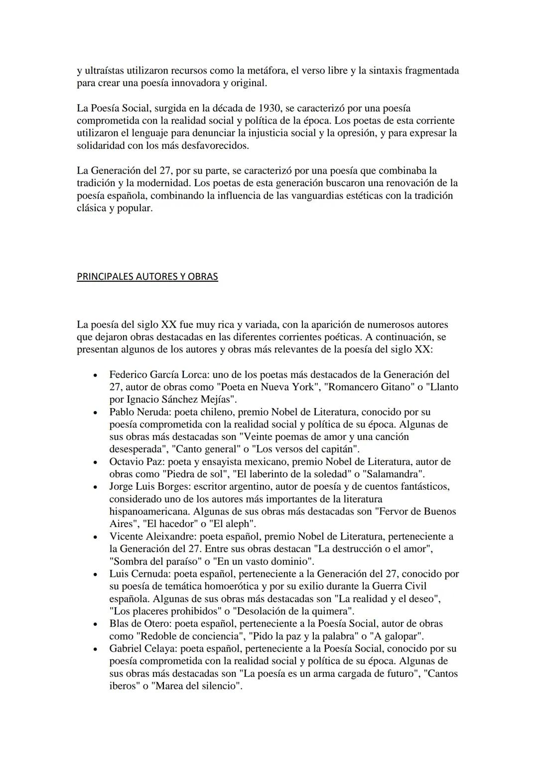 LAS VANGUARDIAS Y LA LÍRICA DEL SIGLO XX
El siglo XX fue una época de grandes cambios culturales y artísticos que tuvieron un
gran impacto e