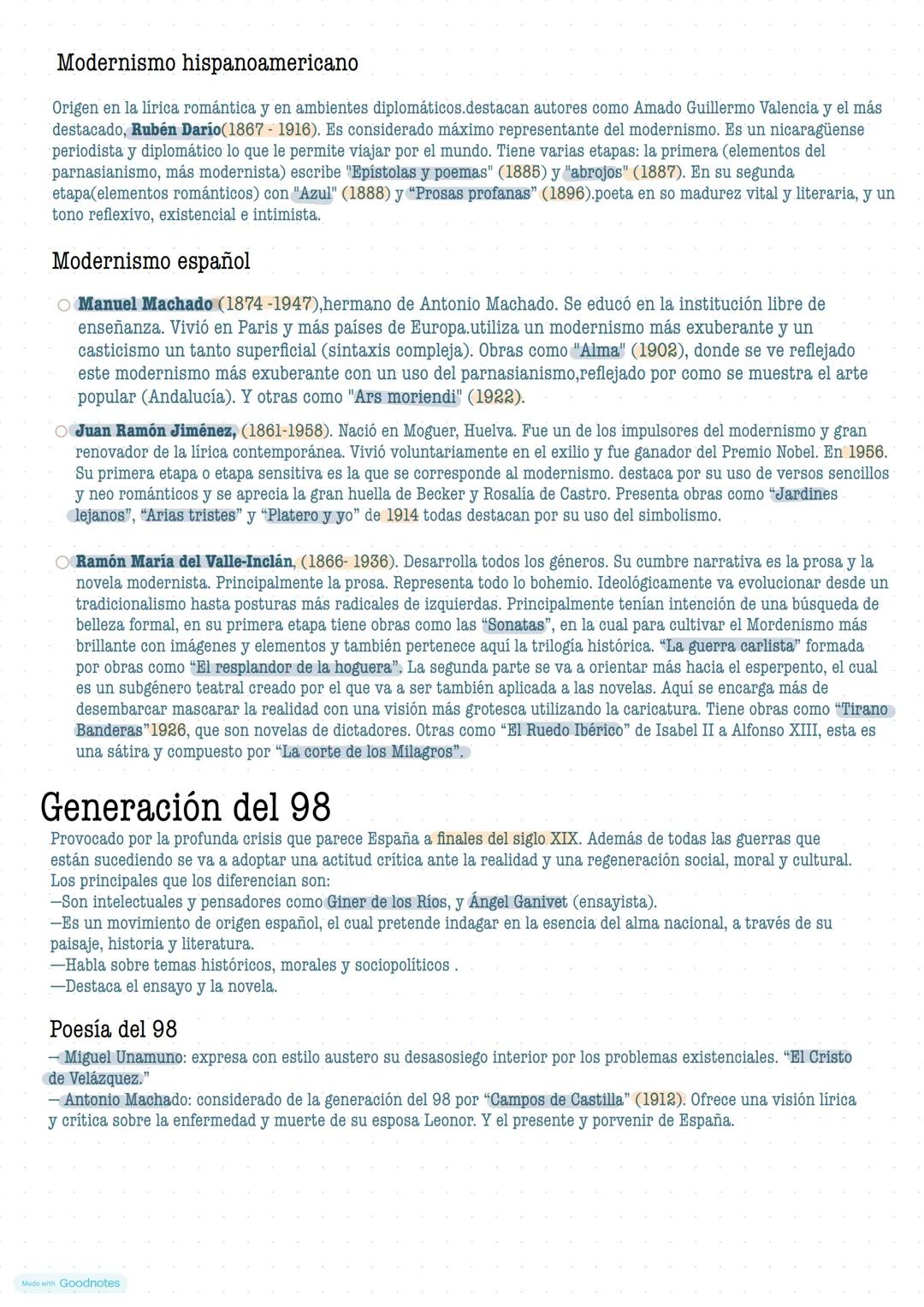 店
Made with Goodnotes Contexto histórico y cultural: el siglo xx
En el siglo xx se puede definir como época de transformaciones debido por l