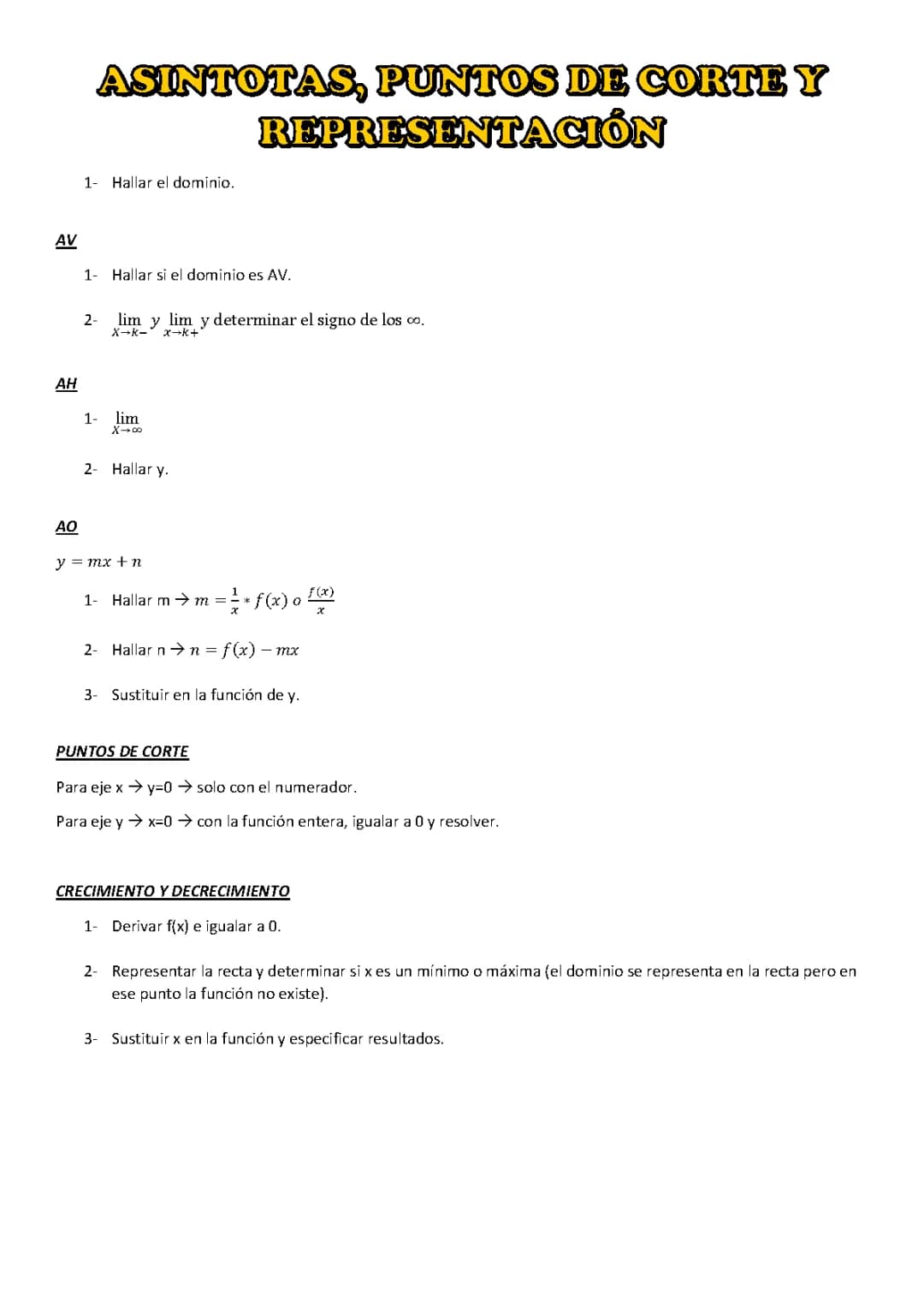 ¿Qué se ve en Matemáticas 2 de Bachillerato? Ejercicios resueltos PDF