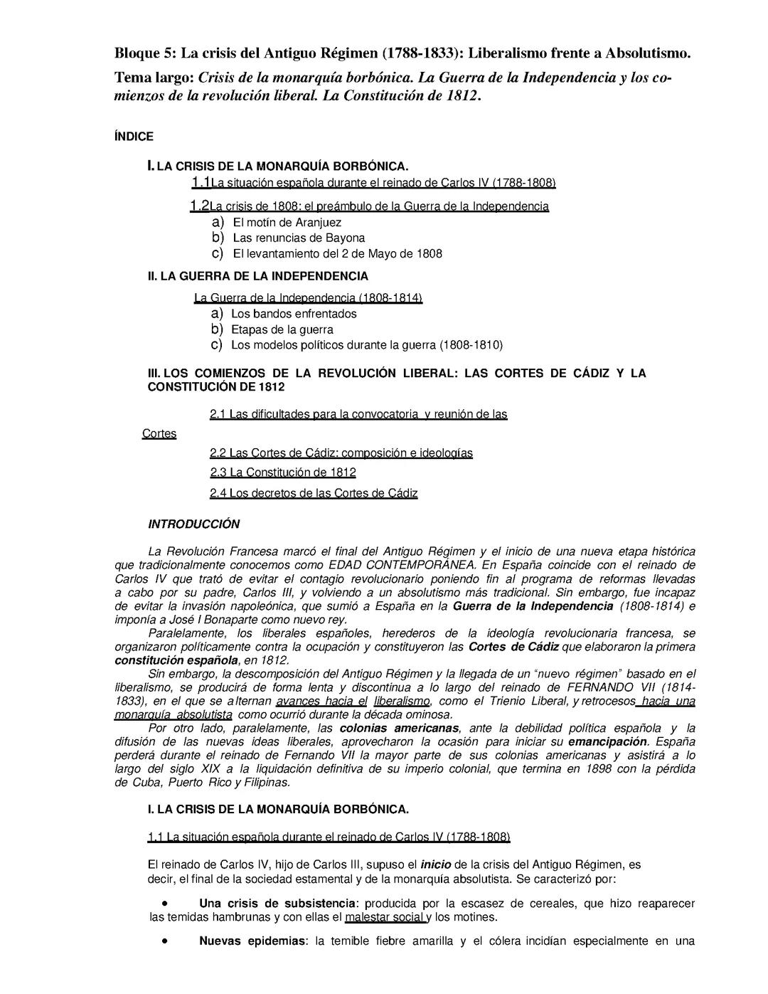 Crisis del Antiguo Régimen